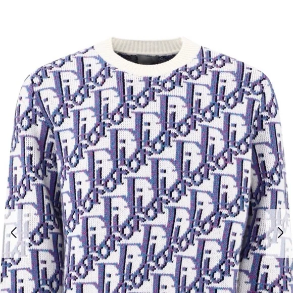 Dior | Sweaters | Dior Oblique Knit Sweater | Poshmark